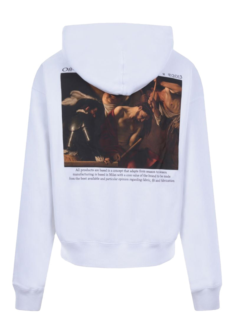 OFF-WHITE Caravaggio The Crowning With Thorns Hoodie White/Multi
