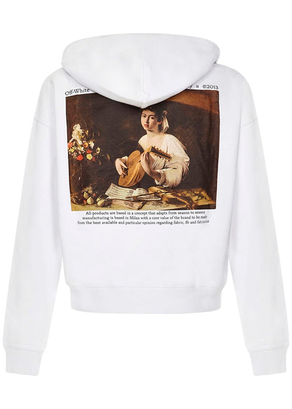 OFF-WHITE Caravaggio The Lute Player Hoodie White/Multi