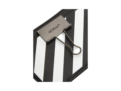 OFF-WHITE Card Case Binder Simple Black/White