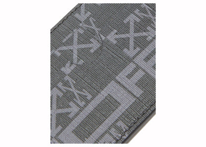 OFF-WHITE Card Case Monogram Simple Black/Dark Grey
