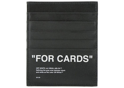 OFF-WHITE Card Holder "For Cards" (5 Card Slot) Silver