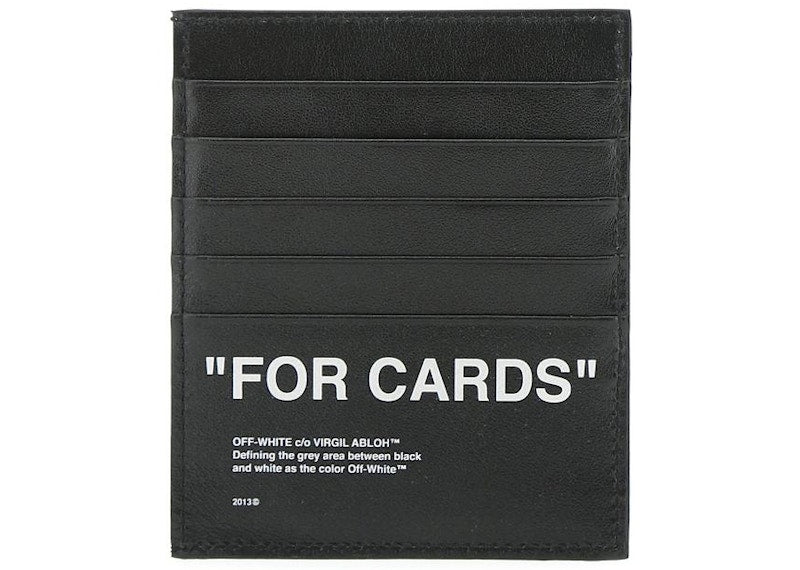 OFF-WHITE Card Holder "For Cards" (5 Card Slot) Silver
