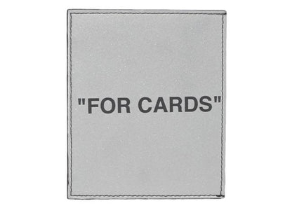 OFF-WHITE Card Holder "For Cards" (5 Card Slot) Silver