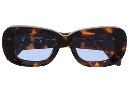 OFF-WHITE Carrara Tortoiseshell Round-Frame Sunglasses Tortoiseshell (OERI019S22PLA0016045)