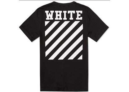 OFF-WHITE Carry Over Diag T-shirt Black/White