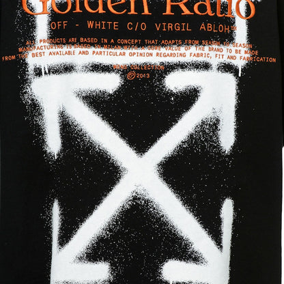 OFF-WHITE Cartoon Golden Ratio Incompiuto Sweatshirt Black/White