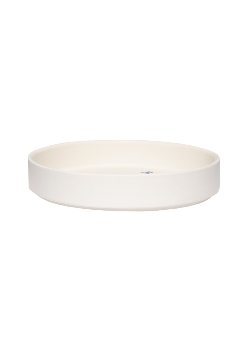 OFF-WHITE Ceramic Round Tray White/Brilliant Green