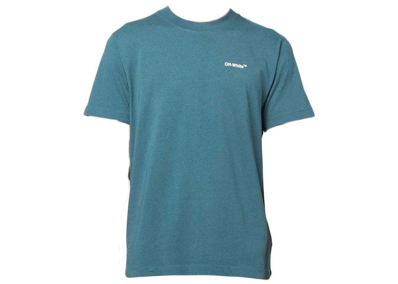 OFF-WHITE Chain Arrow Slim S/S Tee Duck Green