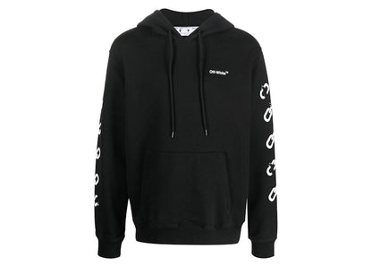 OFF-WHITE Chain-Link Arrows Hoodie Black