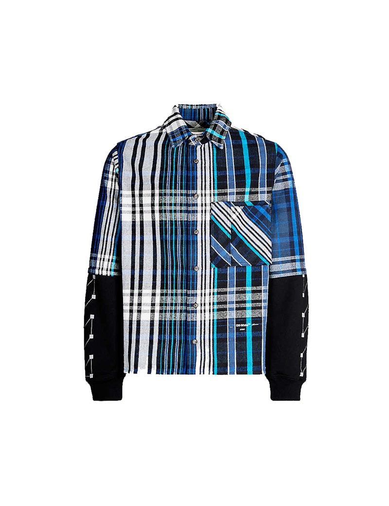 OFF-WHITE Checked Shirt Blue/Black