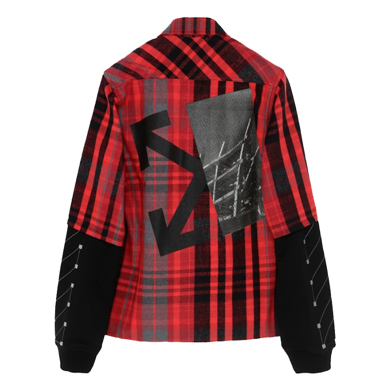 OFF-WHITE Checked Shirt Red/Black