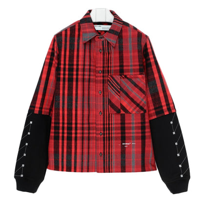 OFF-WHITE Checked Shirt Red/Black