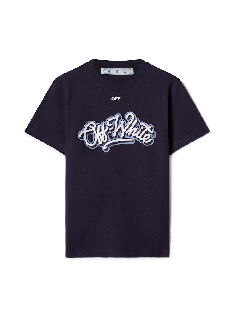OFF-WHITE Chicago Bulls T-Shirt Navy/White/Light Blue