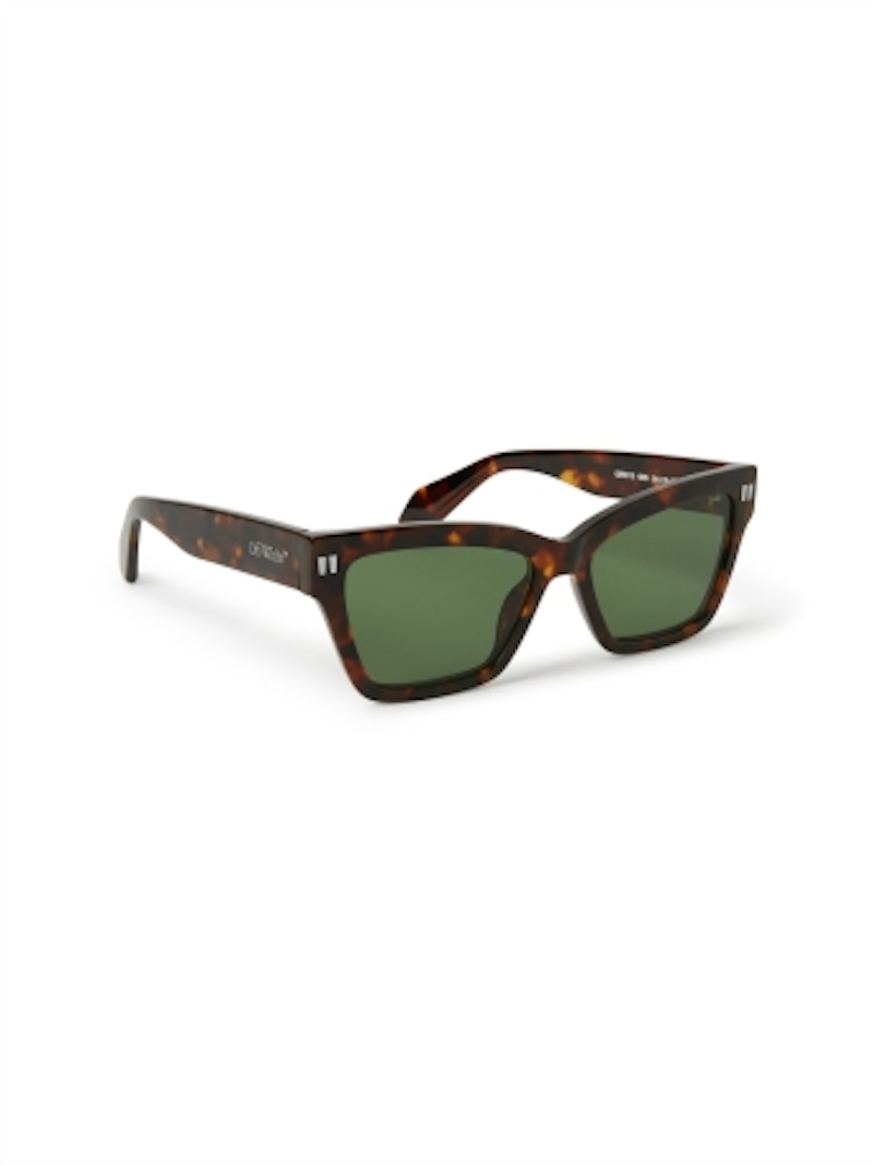 OFF-WHITE Cincinnati Sunglasses Havana/Green (OERI110S24PLA0016055-FR)