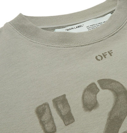 OFF-WHITE Class of 2013' Embroidered Sweatshirt Sage