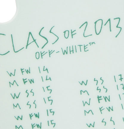 OFF-WHITE Class of 2013' Printed IPhone X Case (SS19) Mint Green