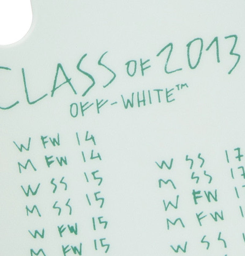OFF-WHITE Class of 2013' Printed IPhone X Case (SS19) Mint Green
