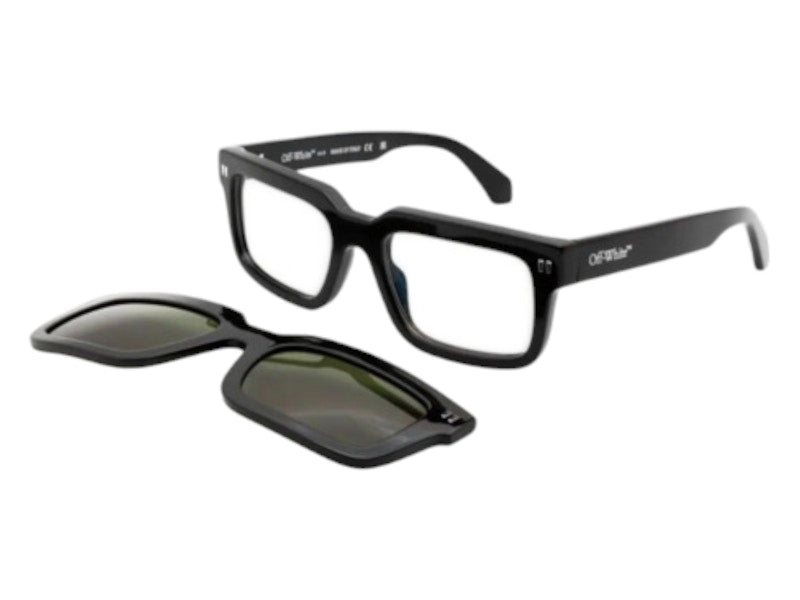 OFF-WHITE Clip On Eyeglasses Black Green Polarized (OERI130S24PLA0011055-FR)