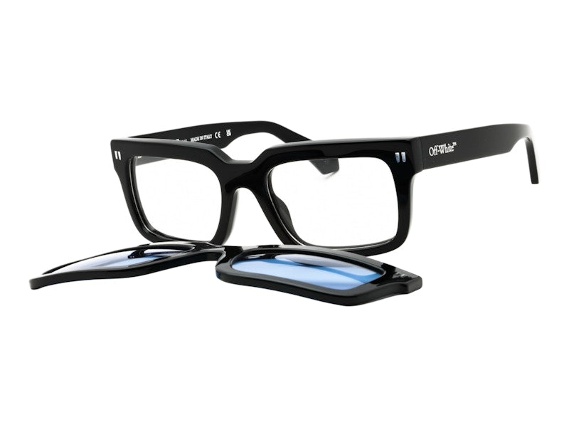 OFF-WHITE Clip On2 Sunglasses Black Blue (OERI130C99PLA0011045)