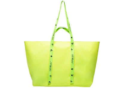 OFF-WHITE Commercial Tote Bag "SCULPTURE" Yellow/Black