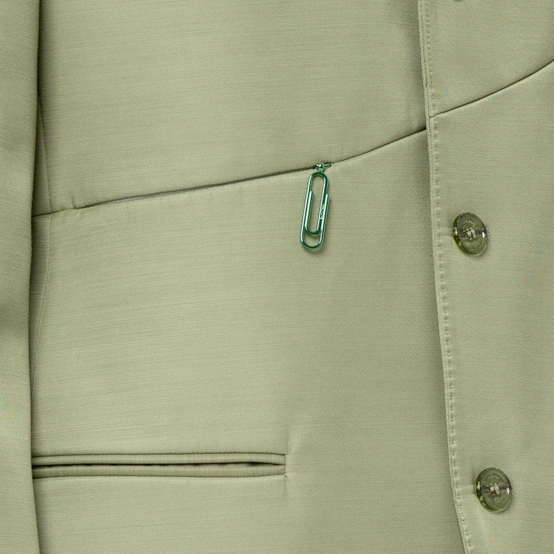OFF-WHITE Contour Blazer Jacket Olive