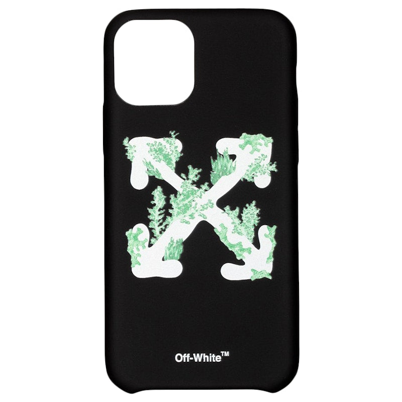 OFF-WHITE Corals Print iPhone 11 Pro Case Black/White