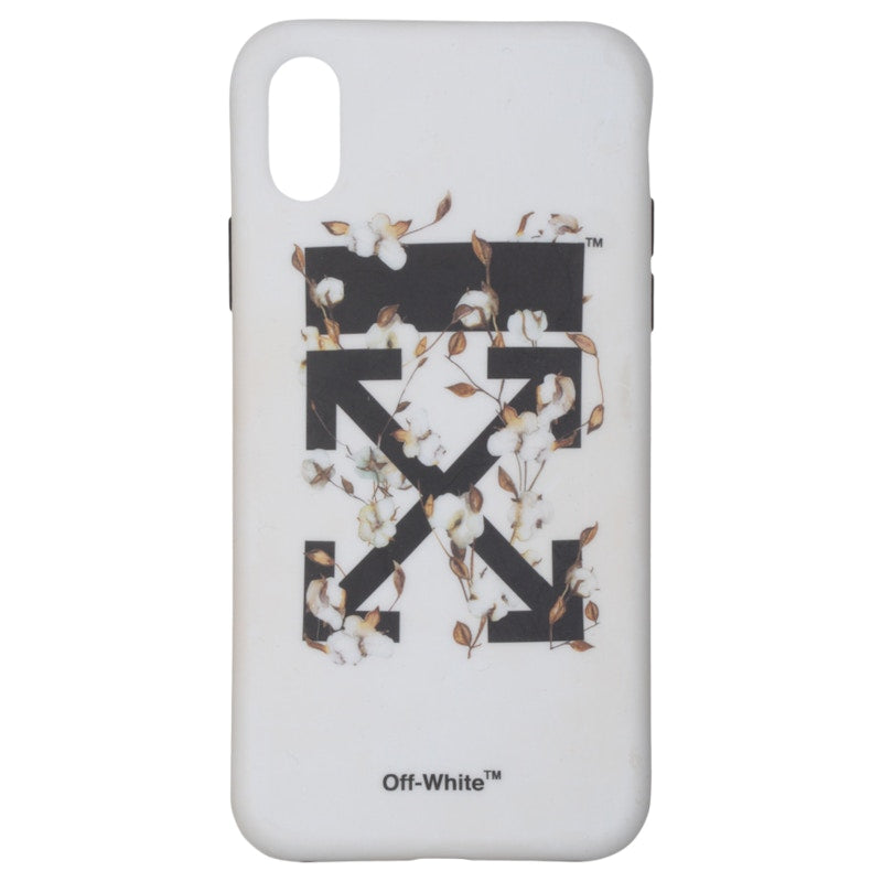OFF-WHITE Cotton Flower iPhone X Case (SS19) White/Multicolor