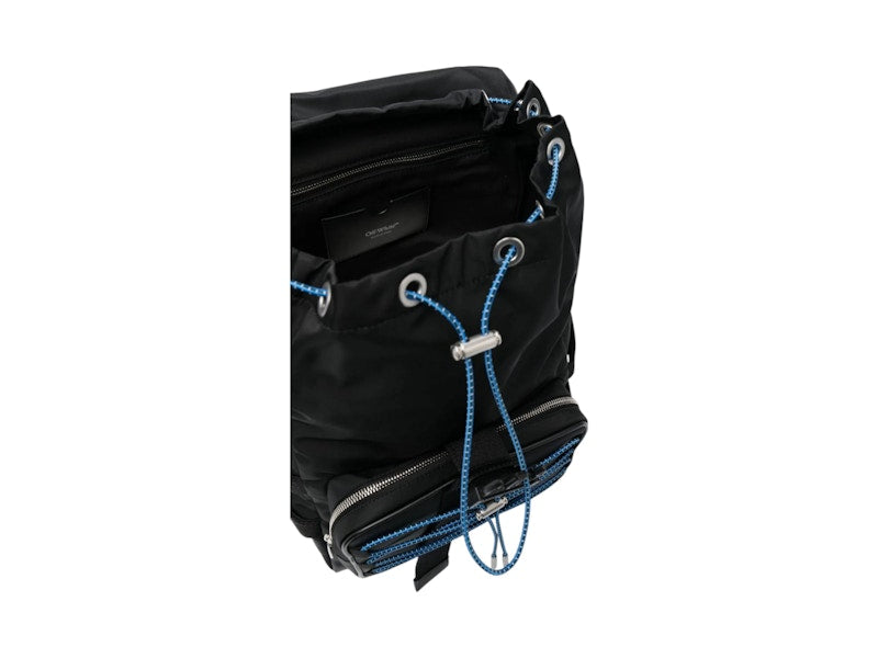 OFF-WHITE Courrie Flap Backpack Black