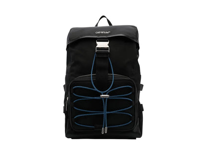 OFF-WHITE Courrie Flap Backpack Black