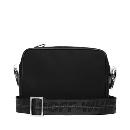 OFF-WHITE Crossbody Camera Bag Black White