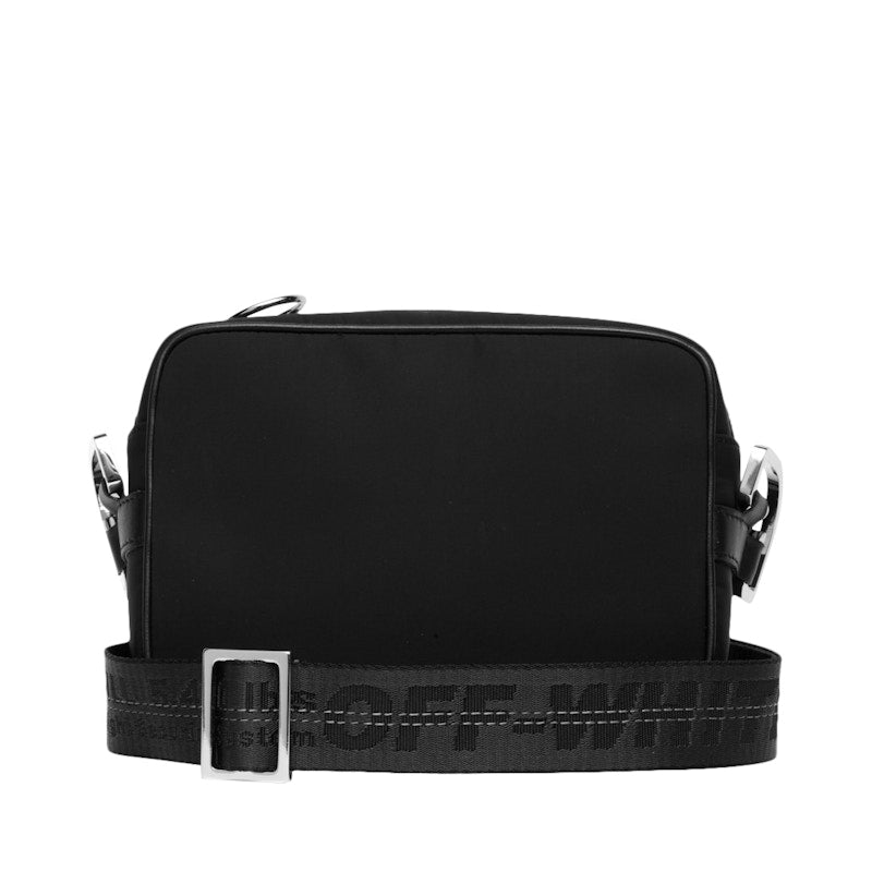 OFF-WHITE Crossbody Camera Bag Black White