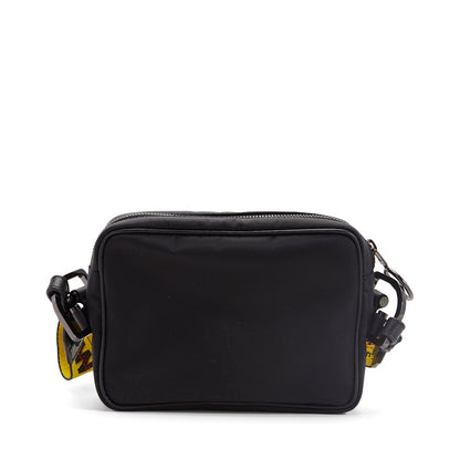 OFF-WHITE Crossbody Nylon Leather Trim Black Yellow