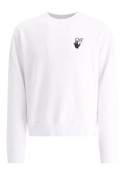 OFF-WHITE Degrade Arrows Crewneck White/Fucshia Multi