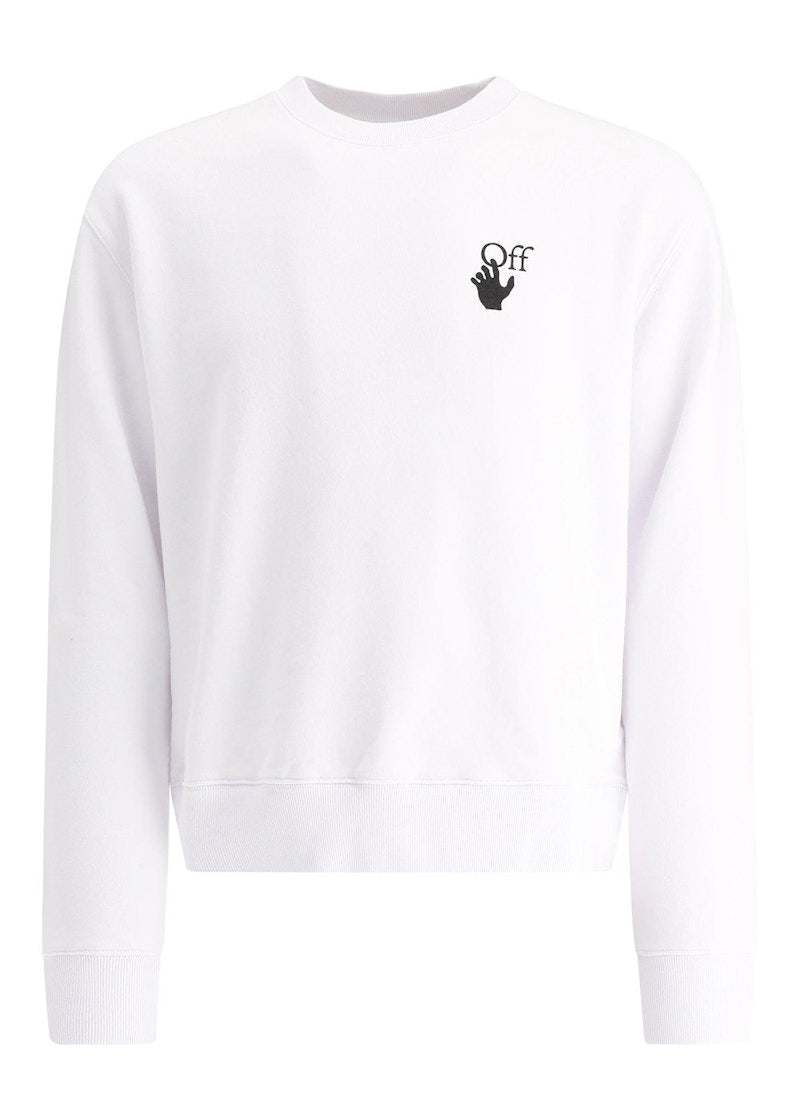 OFF-WHITE Degrade Arrows Crewneck White/Fucshia Multi