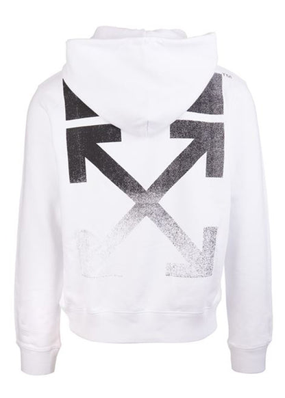 OFF-WHITE Degrade Arrows Hoodie White