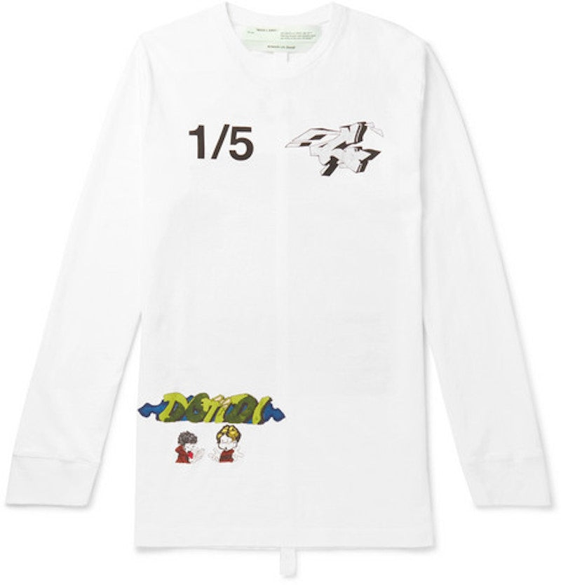 OFF-WHITE Demon Print L/S T-shirt White/Multicolor