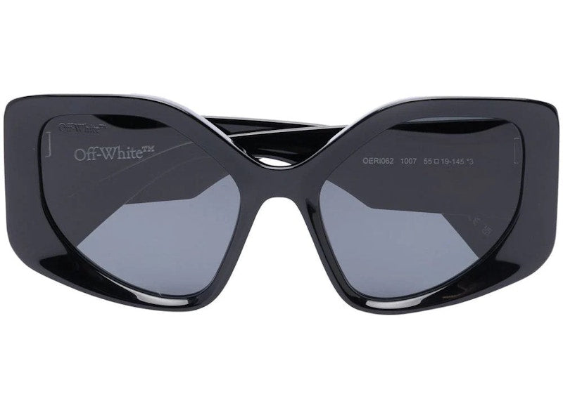 OFF-WHITE Denver Sunglasses Black/Dark Grey (OERI062S23PLA0011007)