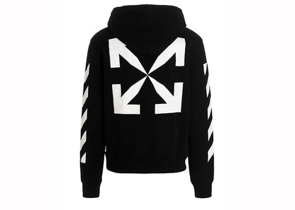 OFF-WHITE Diag Arrow Slim Hoodie Black