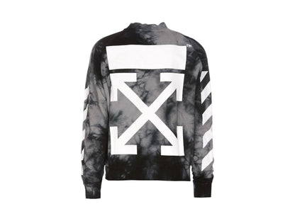 OFF-WHITE Diag Arrow Tie Dye Skate Crewneck Multicolor