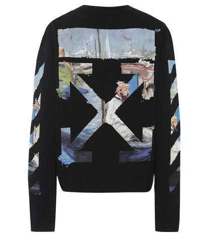 OFF-WHITE Diag Arrows Sweatshirt Black/Multicolor