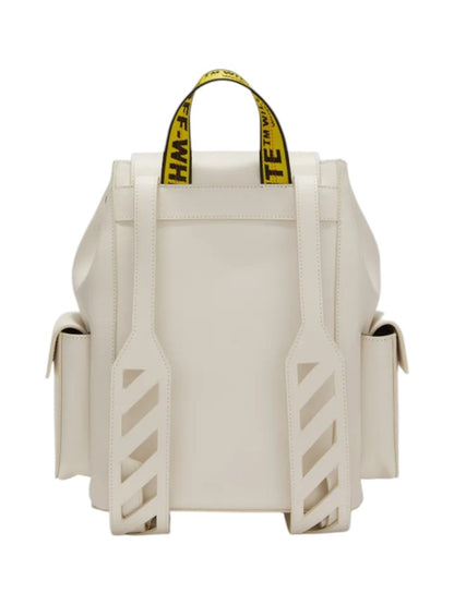 OFF-WHITE Diag Binder Backpack White