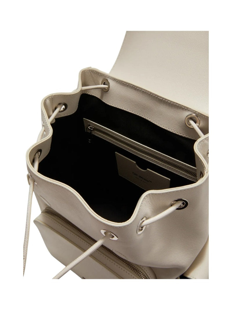 OFF-WHITE Diag Binder Backpack White