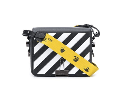 OFF-WHITE Diag FW20 Binder Clip Bag Mini Black/White