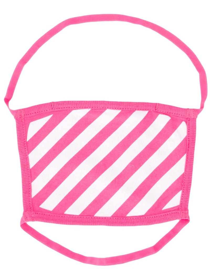 OFF-WHITE Diag Face Mask Pink