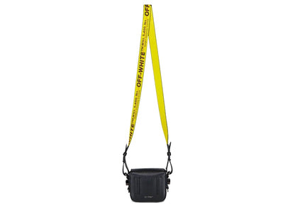 OFF-WHITE Diag Flap Bag Baby Black/Yellow