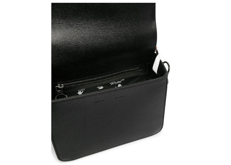 OFF-WHITE Diag Flap Bag SS21 Black/White