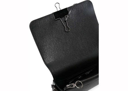 OFF-WHITE Diag Mini Flap Black/White