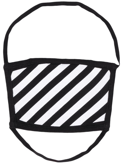 OFF-WHITE Diag Over The Head Face Mask Black/White