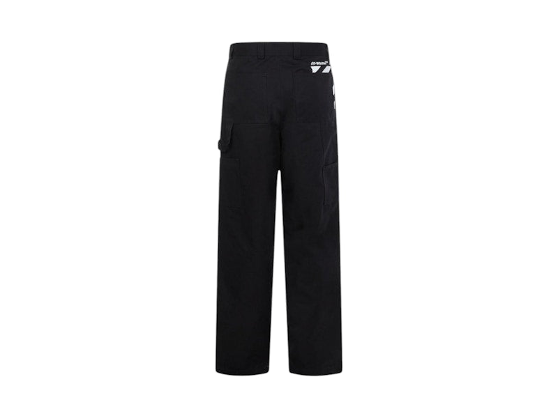 OFF-WHITE Diag Pkt Carpenter Pant Black