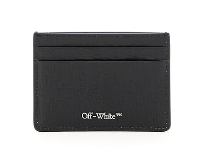 OFF-WHITE Diag Print (2 Card Slot) Card Holder Black